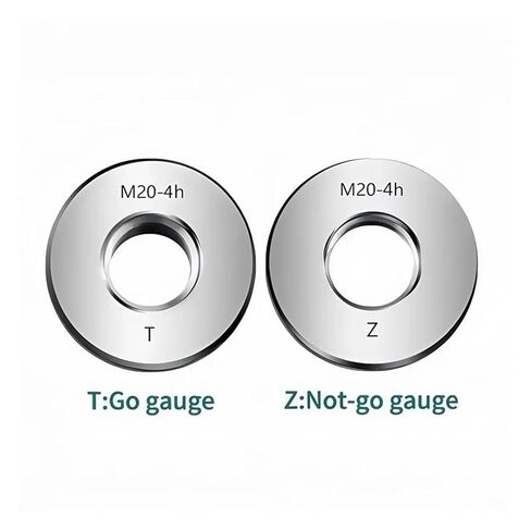 1 Set (1 Pass Gauge + Stop Gauge) 5H Non-Standard Metric fine-Tooth Thread Ring M10 M12 M14 M16(M10X1.25-5h) in Saudi Arabia