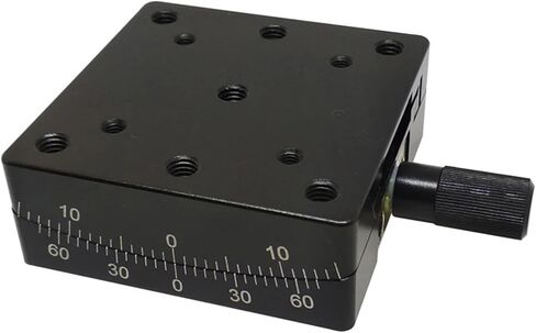 Motorized Rotary Positioning Stage PT-SD301 Precision Manual Angle Table, Worm Gear, Manual Displacement Table, Rotary 100mm, Load Capacity 6kg Surface anodization in Saudi Arabia