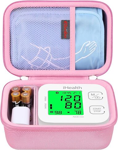 Elonbo Router Carrying Case for GL.iNet GL-SFT1200/ A1300/ AXT1800/ MT3000 Portable Travel WiFi Gigabit Router, Wireless Wi-Fi 6 Network Extender Repeater Mobile Hotspot Router Storage Holder, Pink in Saudi Arabia