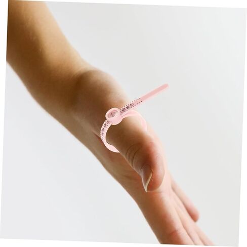 Gadpiparty 4Pcs Finger Measuring Tools Accurate Ring Gauges for Men Women Portable Jewelry Measure Supplies with Clear Printing for Easy and Practical Sizing in Saudi Arabia