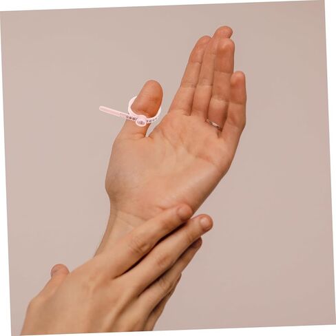 OSALADI 4Pcs Portable Ring Size Measuring Tools Magnifying Glass Adjustable Finger Sizer for Jewelry Sizing for Home Use and Professional Ring Measurement in Saudi Arabia