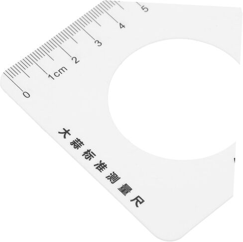 Cabilock Hollow Shape Measuring Ruler for Fruits and Vegetables 2-Piece Caliper Set for Garlic Citrus and Cherry Measurement Precise Diameter Gauge for Cooking and Learning in Saudi Arabia