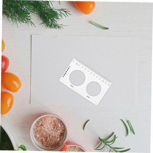 Cabilock Hollow Shape Measuring Ruler for Fruits and Vegetables 2-Piece Caliper Set for Garlic Citrus and Cherry Measurement Precise Diameter Gauge for Cooking and Learning in Saudi Arabia