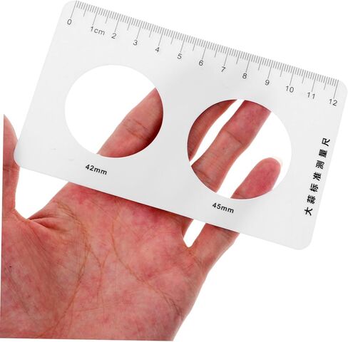 Cabilock Hollow Shape Measuring Ruler for Fruits and Vegetables 2-Piece Caliper Set for Garlic Citrus and Cherry Measurement Precise Diameter Gauge for Cooking and Learning in Saudi Arabia