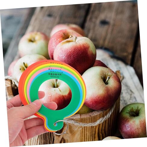 Cabilock Fruit Diameter Measuring Gauge Apple Measuring Tool with Precise Diameter Rings for Quick Grading of Fruits and Vegetables for Oranges and Apples in Saudi Arabia