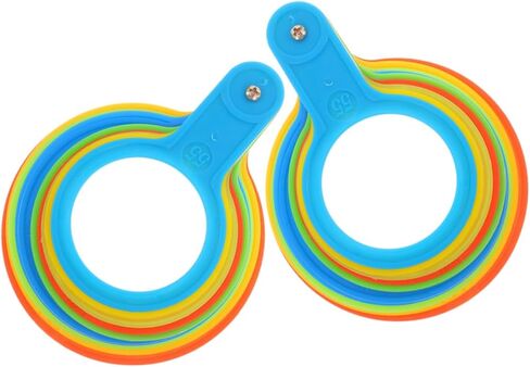 Milisten 2pcs Fruit Tool for Citrus Apples Peaches Fruit Measurement Device Diameter Gauge Vegetable Measurer Ring in Saudi Arabia