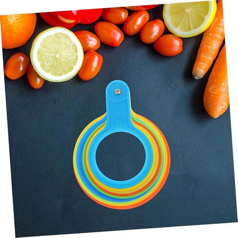 Milisten 2pcs Fruit Tool for Citrus Apples Peaches Fruit Measurement Device Diameter Gauge Vegetable Measurer Ring in Saudi Arabia