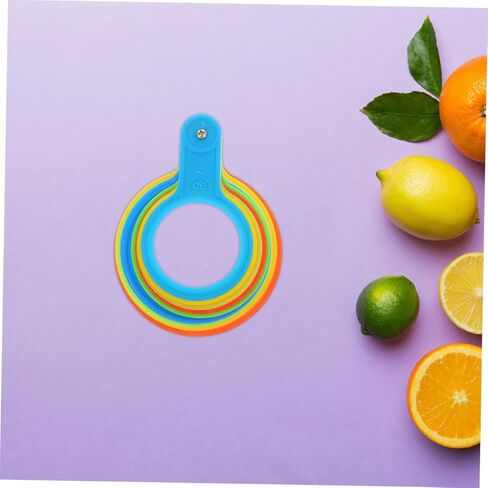 Milisten 2pcs Fruit Tool for Citrus Apples Peaches Fruit Measurement Device Diameter Gauge Vegetable Measurer Ring in Saudi Arabia