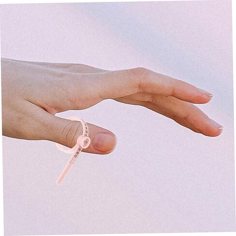 jojofuny 4Pcs Ring Measuring Tools with Magnifier Finger Gauge Ring for Accurate Finger Measurement Jewelry Sizing in Saudi Arabia