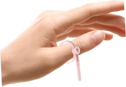 jojofuny 4Pcs Ring Measuring Tools with Magnifier Finger Gauge Ring for Accurate Finger Measurement Jewelry Sizing in Saudi Arabia