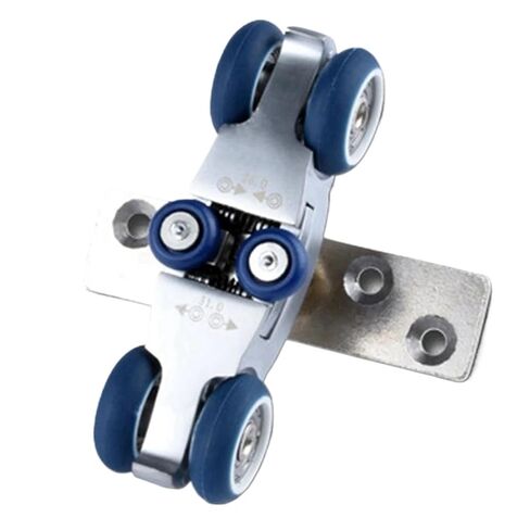 Bifold Door Hardware Wooden Sliding Door Pulley Furniture Hardware Wheel Barn Door Roller Wall Folding Door Roller in Saudi Arabia