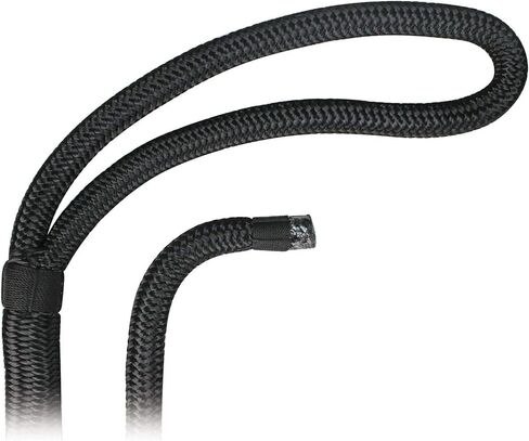 USR Rope Nylon Double Braided Dock Line 1/2" x 15' Black Boat Mooring Sailing in Saudi Arabia