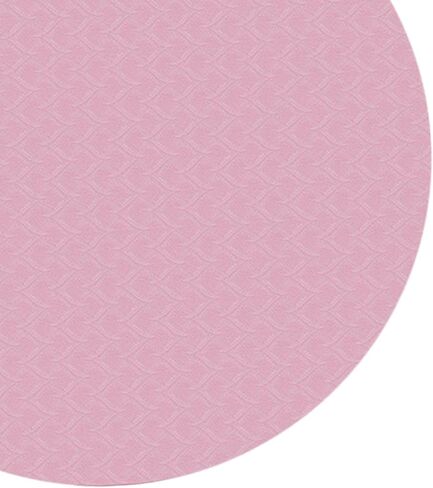 Round Exercise Mat High Density TPE 58cm Anti-Slip Shock Absorption Jump Rope Mat Mute Design Breathable Floor Protection Cushion for Kids Adults - in Saudi Arabia