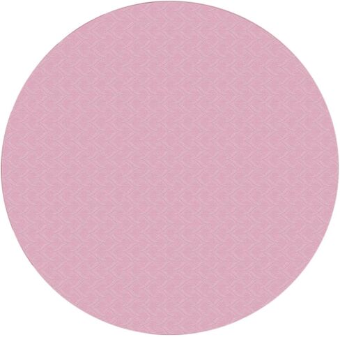 Round Exercise Mat High Density TPE 58cm Anti-Slip Shock Absorption Jump Rope Mat Mute Design Breathable Floor Protection Cushion for Kids Adults - in Saudi Arabia