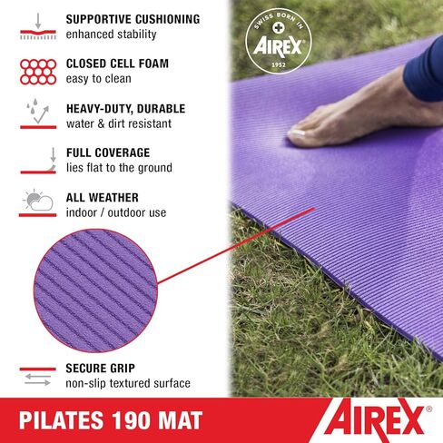 AIREX Pilates 190 بساط تمارين بيلاتيس لليوجا والعلاج الطبيعي وإعادة التأهيل وتمارين التوازن والثبات in Kuwait