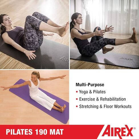 AIREX Pilates 190 بساط تمارين بيلاتيس لليوجا والعلاج الطبيعي وإعادة التأهيل وتمارين التوازن والثبات in Kuwait