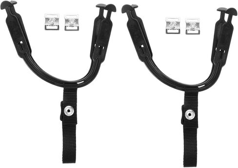 2-pcs Ice Hockey Helmet Chin Strap Replacement Kit with Ear Sling Loops, Adjustable Universal Hard Hat Safety Straps for Hockey and Football Protective Gear in Saudi Arabia