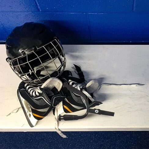 GARVALON Universal Helmet Chin Strap Replacement Kit 2pcs, Adjustable Hard Hat Elastic Strap with Ice Hockey Ear Loop Repair for Football, Construction Sports Helmets in Kuwait