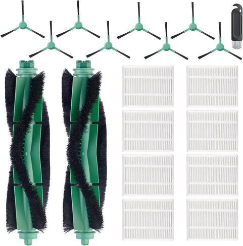 12-Pack Q0520 Replacement Dust Bag Compatible with iRobot Roomba 2 Essential Robot Q052, 105 Combo, Plus 405, Plus 505 Combo Vacuum Cleaner, Disposable Roomba Vacuum Bags Accessories in Kuwait