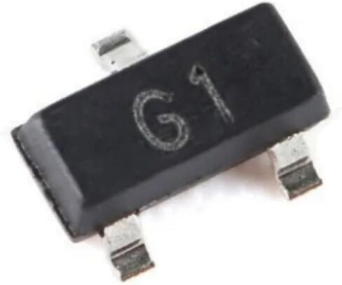 سمد الترانزستور 2N5551 MMBT5551LT1G G1 SOT23 100 قطعة in Kuwait