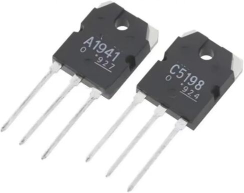 C5198 A1941 أنبوب مكبر كهربائي 2SA1941 2SC5198 TO-3P 2 قطعة (2SC5198) in Kuwait