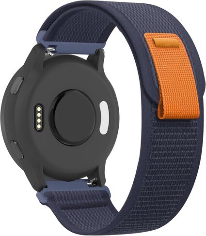 Trail Loop Nylon 22mm Watch Bands Compatible with Garmin Vivoactive 4/Venu 2/3,Soft Breathable Adjustable Woven Sports Strap for Forerunner 265/255/255 Music Men Women in Kuwait