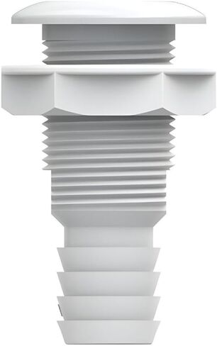 SEAFLO Thru Hulls Fitting Thru-Hulls Fitting Thru-Hulls مع صمام فحص، 5/8 بوصة، 3/4 بوصة، 1 بوصة، 1-1/8 بوصة، 1-1/4 بوصة، 1-1/2 بوصة، أو 2 بوصة، أبيض/أسود، بولي بروبيلين/نايلون، ضمان لمدة 4 سنوات، (اختر اللون والحجم وحجم العبوة) in Kuwait