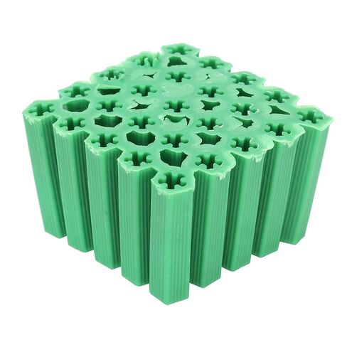 Plastic Anchors, Green 100Pcs M6 Expansion Pipe Plastic Wall Plug Fixing Expansion Expansion Anchors Concrete Wall Anchors with Strong Anchoring Force for Bricks in Kuwait