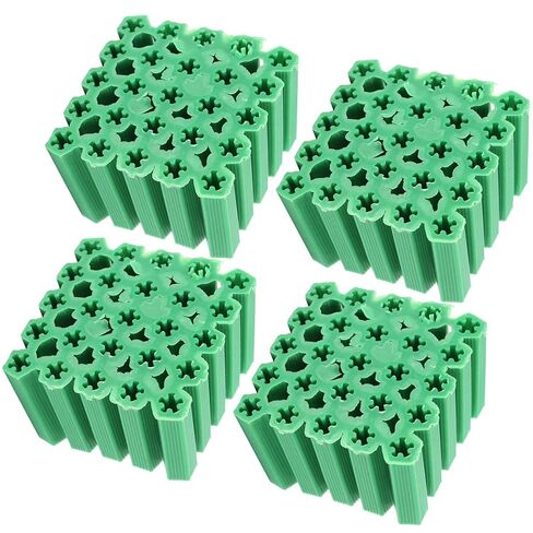 Plastic Anchors, Green 100Pcs M6 Expansion Pipe Plastic Wall Plug Fixing Expansion Expansion Anchors Concrete Wall Anchors with Strong Anchoring Force for Bricks in Kuwait