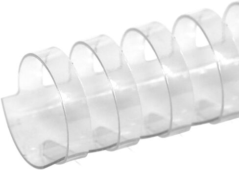 Trubind 20mm (3/4 in.) مشط الربط العمود الفقري | 11 في. طول حجم الرسالة أو المشاريع الأصغر | ثقوب مستطيلة القياسية 19 حلقة | أبيض | 150 ورقة ربط ورقة | 100 حزمة in Saudi Arabia