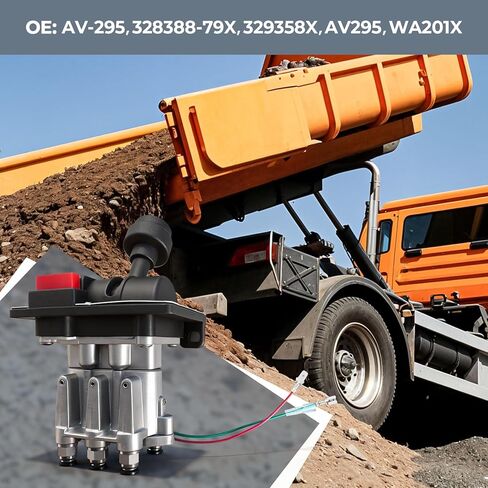 AV295 Power Take Off PTO Hoist Air Shift Control Valve for Dump Truck Valve Tipper Hydraulic System, Fit for AV-295 328388-79X 329358X WA201X in Saudi Arabia