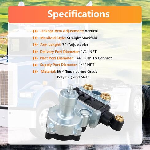90555375 PR Plus Air Height Control Leveling Valve Fit For Haldex 90555375 90554950 in Saudi Arabia