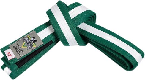 حزام مخطط من Gameness Youth Jiu Jitsu | حزام BJJ للأطفال | حزام جيو جيتسو الشبابي المخطط من سبورتس in Kuwait