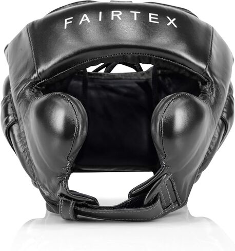 Fairtex HG18 Pro Boxing Headguard – Hybrid Competition & Training Headgear with Enhanced Vision and Full-Protection Padding | Genuine Leather, Handmade in Thailand in Saudi Arabia