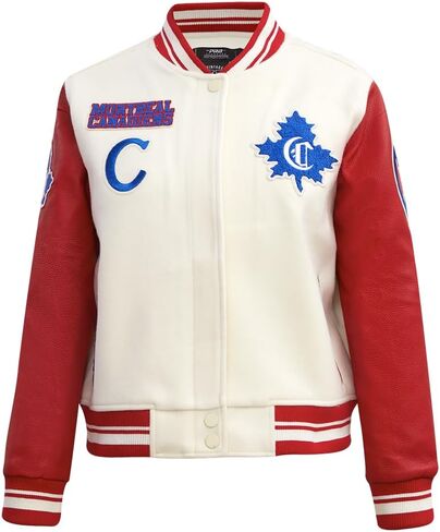 Pro Standard Womens NHL Retro Classics Varsity Jacket in Saudi Arabia