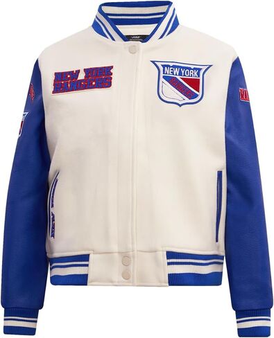 Pro Standard Womens NHL Retro Classics Varsity Jacket in Saudi Arabia