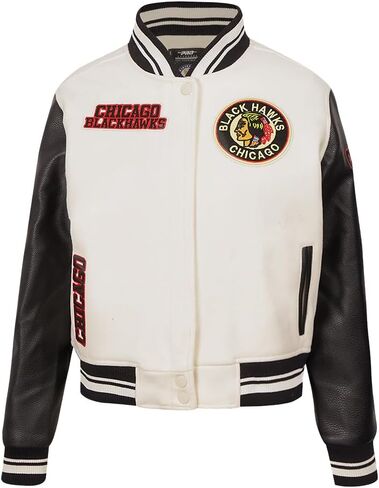 Pro Standard Womens NHL Retro Classics Varsity Jacket in Saudi Arabia
