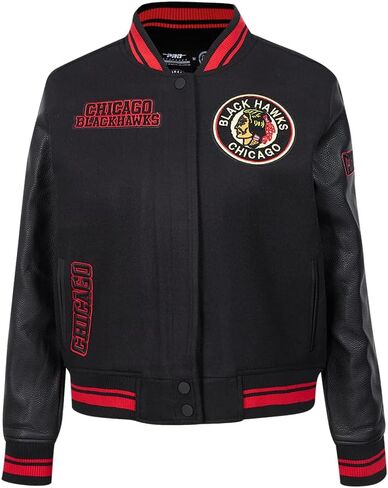 Pro Standard Womens NHL Retro Classics Varsity Jacket in Saudi Arabia