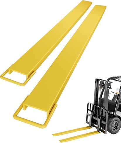 Heavy Duty Forklift Extensions - 72" Length x 5.5" Width (1 Pair) - 4600lbs Load Capacity - Compatible with Forklifts, Lift Trucks & Pallet Loaders in Saudi Arabia