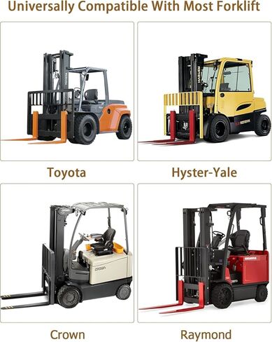Heavy Duty Forklift Extensions - 72" Length x 5.5" Width (1 Pair) - 4600lbs Load Capacity - Compatible with Forklifts, Lift Trucks & Pallet Loaders in Saudi Arabia