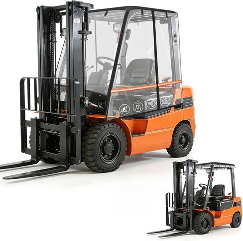 COSHNIBI Forklift Cover,All-Weather All-Season Use Universal Fit for Up to 6000 Lbs Forklifts,Waterproof EVA,600D Silver-Coated Oxford,57''Lx47''Wx52''H in Kuwait