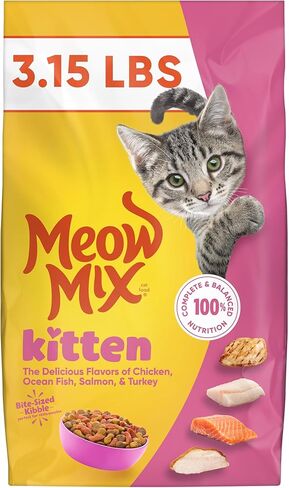 Meow Mix هريرة Li'l Nibbles Dry Cat Food ، 3.15 جنيه in Kuwait