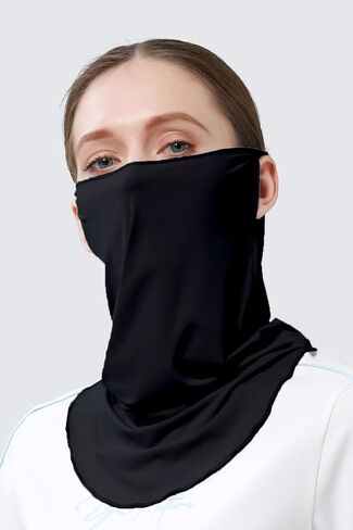 UV Protection Women Breathable Cooling Face Cover Sun UV Protection Earloop Neck Gaiter Scarf for Summer Outdoor Activities in Saudi Arabia