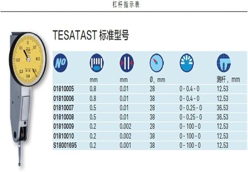 Model Lever dial 0-0.2 mm * 0.002mm Indicator 01810010 in Kuwait