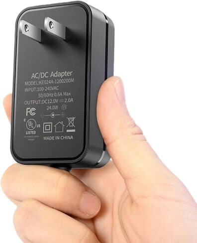 محول شاحن إمداد الطاقة تيار متردد 12 فولت 2 أمبير مدرج من UL لياماها PSR، YPG، YPT، DGX، DD، EZ، P البيانو الرقمي وسلسلة لوحة المفاتيح المحمولة، سلك شاحن الطاقة لياماها PA130 PA150 in Kuwait