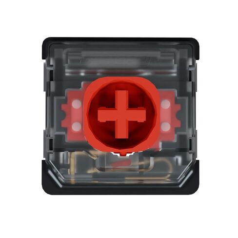 GATERON KS-33 Low Profile Silent 2.0 Keyboard Switches, Linear Tactile 3 Pin SMD LED Factory Pre-lubed for Low Profile MX Mechanical Keyboard (Red Linear, 35) in Saudi Arabia