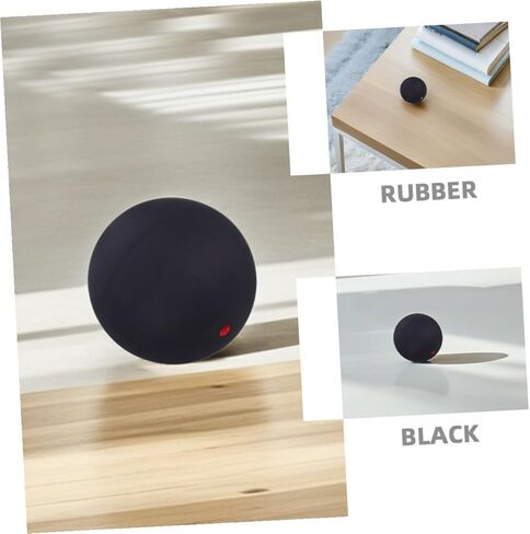 Toyvian 2pcs Squash Training Balls Single Dot Rubber Reaction Trainer for Competition Practice Hand-Eye Coordination Squash Equipment Suitable for Professional Indoor Use in Saudi Arabia