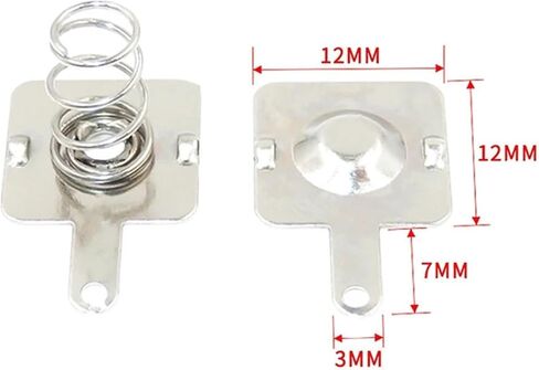 Spring Contact Plate 5Set - + Replacement Metal Spring Contact Plate Silver Unidirectional Slot in Saudi Arabia