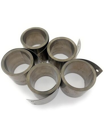 SUS301 زنبرك ثابت القوة، حمل 33 رطل، معرف 1.78 بوصة، OD 2.22 بوصة، الطول الإجمالي 52 بوصة، الطول الممتد 46 بوصة، عرض المادة 2 بوصة، سمك المادة 0.025 بوصة، عبوة من 5 قطع in Kuwait