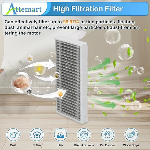 قطع غيار لـ Ecovacs Deebot X8 Pro Omni، ملحقات روبوت X8 Omni لمجموعة مكنسة Yeedi S14 Plus، 1 فرشاة رئيسية، 2 وسادة ممسحة دوارة، 4 مرشحات، 4 أكياس غبار، 6 فرش جانبية، 19 حزمة in Kuwait